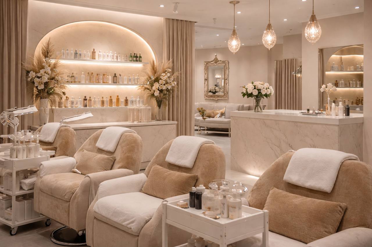 Beauty studio work